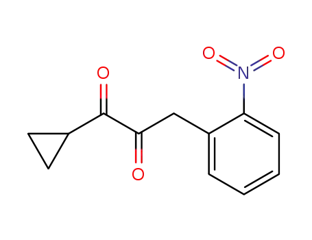 3-Cyclopropyl-2,3-dioxo-1-<2-nitro-phenyl>-propan