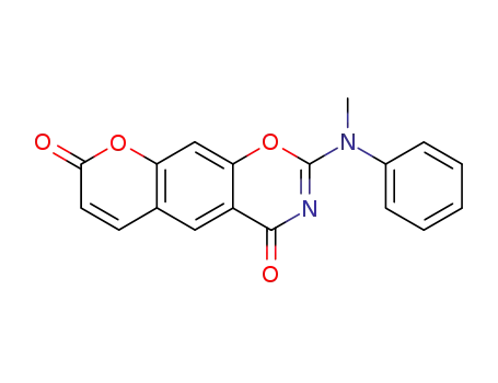 2-[methyl(phenyl)amino]-4H,8H-chromeno[6,7-e][1,3]oxazine-4,8-dione