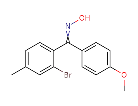 2-bromo-4'-methoxy-4-methyl-benzophenone oxime