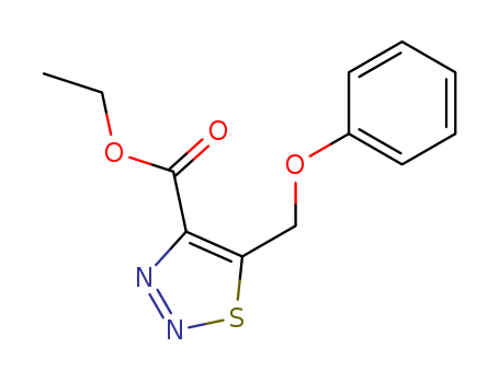 1,2,3-Thiadiazole-4-carboxylicacid, 5-(phenoxymethyl)-, ethyl ester cas  4602-45-3