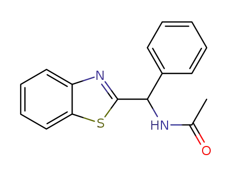 <i>N</i>-(benzothiazol-2-yl-phenyl-methyl)-acetamide