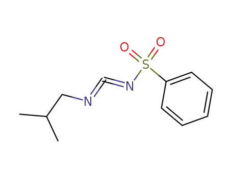 N-Benzolsulfonyl-N'-iso-butyl-carbodiimid, N-iso-Butyliminomethylen-benzolsulfonamid