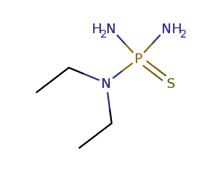 Molecular Structure of 39096-95-2 (Phosphorothioic triamide, N,N-diethyl-)