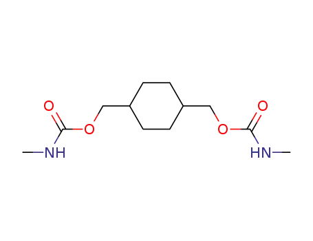 Molecular Structure of 18453-56-0 (Methyl-carbamic acid 4-methylcarbamoyloxymethyl-cyclohexylmethyl ester)