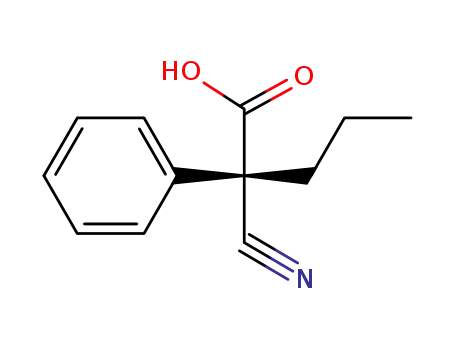 S(+)-Phenyl(propyl)cyanoacetic acid