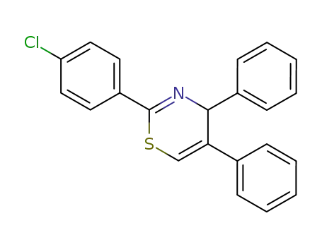 2-(4-chloro-phenyl)-4,5-diphenyl-4<i>H</i>-[1,3]thiazine