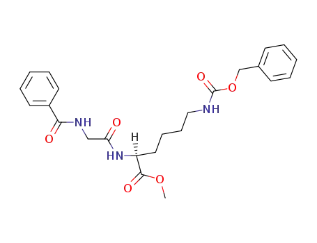 <i>N</i><sup>2</sup>-(<i>N</i>-benzoyl-glycyl)-<i>N</i><sup>6</sup>-benzyloxycarbonyl-L-lysine methyl ester