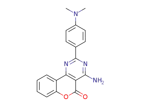 4-アミノ-2-[4-(ジメチルアミノ)フェニル]-5H-クロメノ[4,3-d]ピリミジン-5-オン