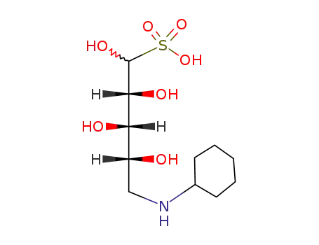 5-N-Cyclohexylamino-1ξ,2,3,4-D-xylo-tetrahydroxy-pentan-1-sulfonsaeure