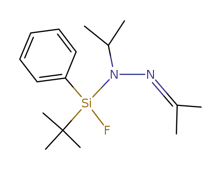 propan-2-one (<i>tert</i>-butyl-fluoro-phenyl-silanyl)-isopropyl-hydrazone