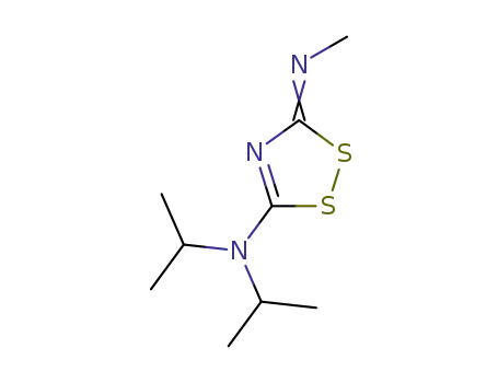 3H-1,2,4-Dithiazol-5-amine, N,N-bis(1-methylethyl)-3-(methylimino)-