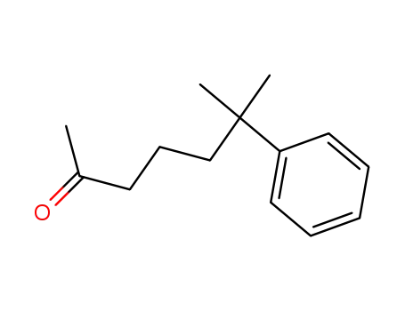 Molecular Structure of 92300-45-3 (6-methyl-6-phenyl-heptan-2-one)