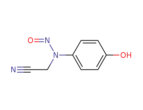 N-Nitroso-N-<4-hydroxy-phenylamino>-acetonitril