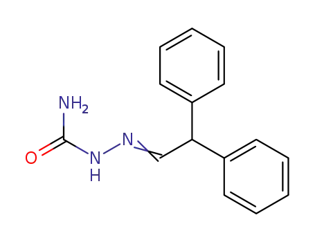Molecular Structure of 5449-28-5 ((2E)-2-(2,2-diphenylethylidene)hydrazinecarboxamide)