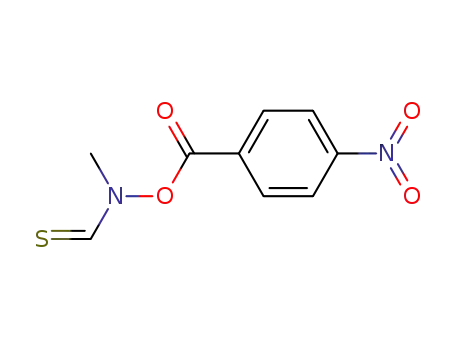 N-Methyl-N-(4-nitro-benzoyloxy)-thioformamide