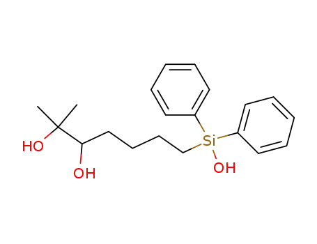 7-(Diphenylhydroxysilyl)-2-methylheptan-2,3-diol