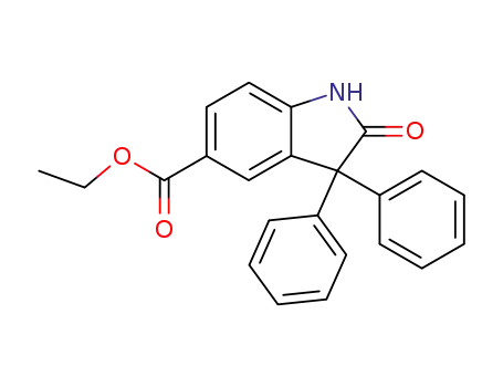 Ethyl 3,3-diphenyl-2-oxoindoline-5-carboxylate
