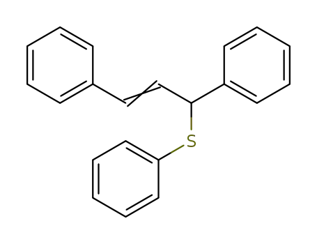 Molecular Structure of 18904-43-3 (1,3-Diphenylallyl-phenylsulfid)