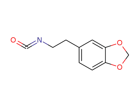 Molecular Structure of 62334-09-2 (3 4-METHYLENEDIOXYPHENETHYL ISOCYANATE)
