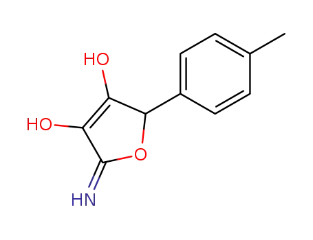 Molecular Structure of 53055-19-9 (5-amino-4-hydroxy-2-(4-methylphenyl)furan-3(2H)-one)