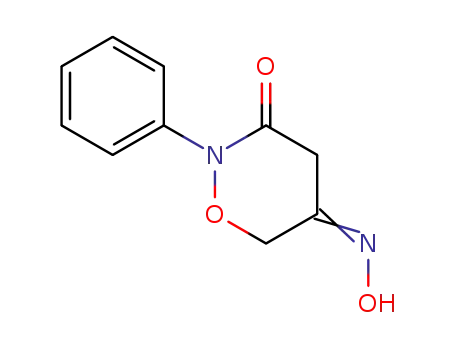 Molecular Structure of 72639-99-7 (5-(hydroxyimino)-2-phenyl-1,2-oxazinan-3-one)