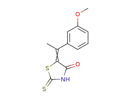 Rhodanine, 5-(m-methoxy-alpha-methylbenzylidene)-