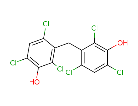 2,4,6-trichloro-3-[(2,4,6-trichloro-3-hydroxy-phenyl)methyl]phenol cas  584-32-7