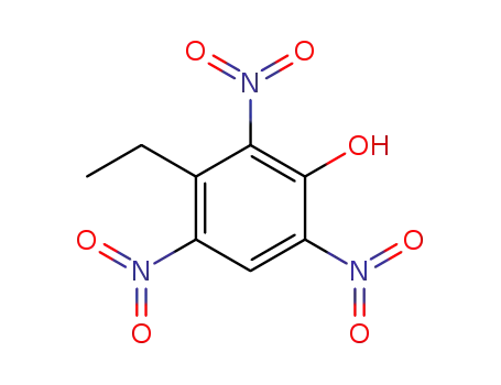 Molecular Structure of 19036-79-4 (3-ethyl-2,4,6-trinitrophenol)