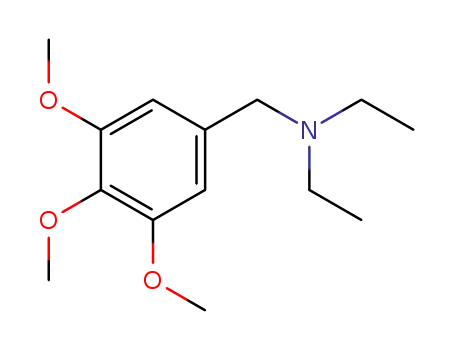 Molecular Structure of 34274-03-8 (Diaethyl-<3.4.5-trimethoxy-benzyl>-amin)