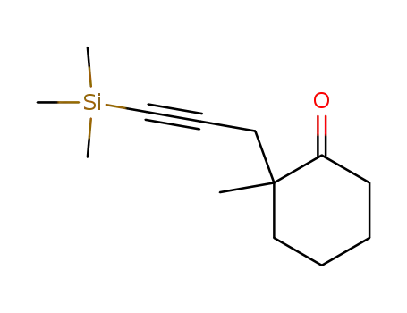 2-Methyl-2-(3-trimethylsilanyl-prop-2-ynyl)-cyclohexanone