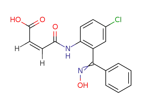 Maleinsaeuremono-N<4-chlor-2-(oximinophenyl-methyl)phenyl>-amid