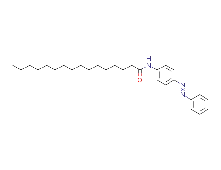 Molecular Structure of 39793-14-1 (Hexadecanamide, N-[4-(phenylazo)phenyl]-)