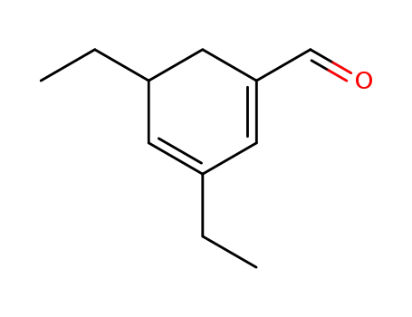 Molecular Structure of 2206-64-6 (3,5-Diethyl-5,6-dihydro-benzaldehyd)