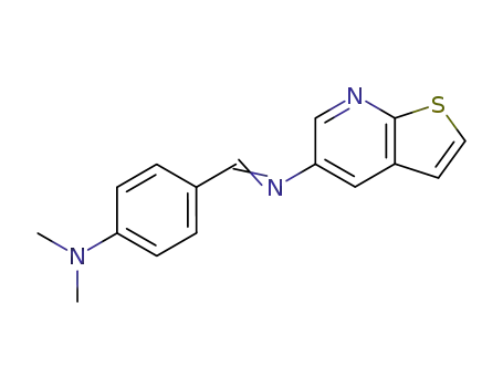 Thieno[2,3-b]pyridin-5-amine, N-[[4-(dimethylamino)phenyl]methylene]-