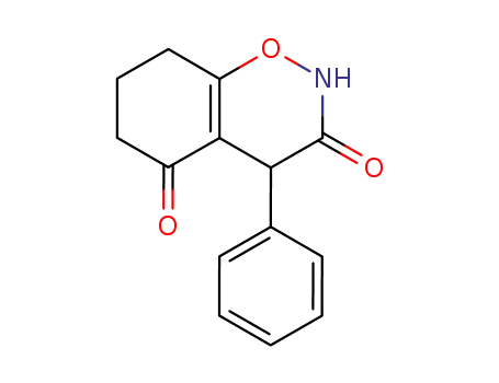 Molecular Structure of 23062-84-2 (4-phenyl-4,6,7,8-tetrahydro-benzo[<i>e</i>][1,2]oxazine-3,5-dione)