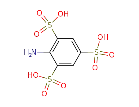 Molecular Structure of 64755-08-4 (1,3,5-Benzenetrisulfonic acid, 2-amino-)