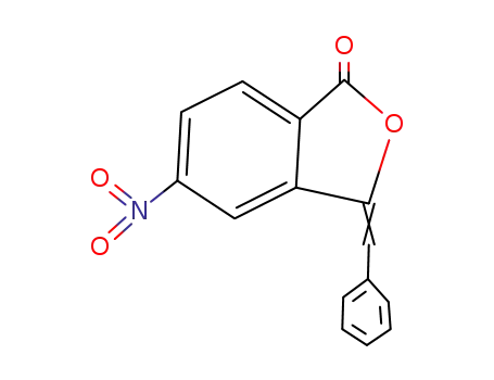 Molecular Structure of 15298-15-4 (3-((Ξ)-benzylidene)-5-nitro-phthalide)