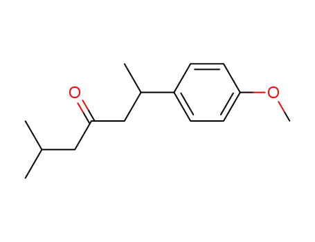 2-(p-Methoxyphenyl)-6-methyl-heptanon-<sup>(4)</sup>