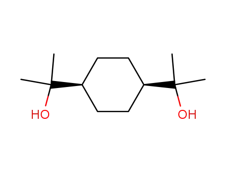 Molecular Structure of 888709-79-3 (cis-1,4-Bis-(2-hydroxy-isopropyl)-cyclohexan)