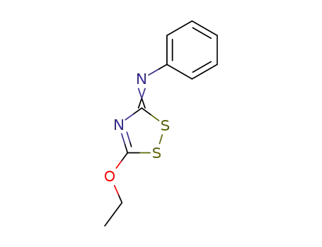 Benzenamine, N-(5-ethoxy-3H-1,2,4-dithiazol-3-ylidene)-
