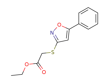 Acetic acid, [(5-phenyl-3-isoxazolyl)thio]-, ethyl ester