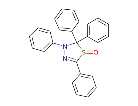 2,2,3,5-tetraphenyl-2,3-dihydro-[1,3,4]thiadiazole 1-oxide