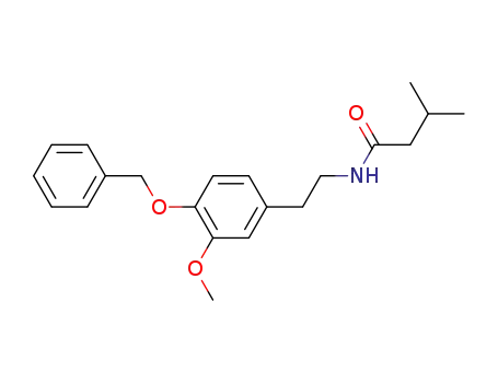 Molecular Structure of 95290-23-6 (N-[2-(4-benzyloxy-3-methoxyphenyl)ethyl]-3-methylbutyramide)