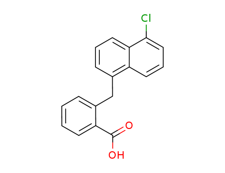 Benzoic acid,2-[(5-chloro-1-naphthalenyl)methyl]-