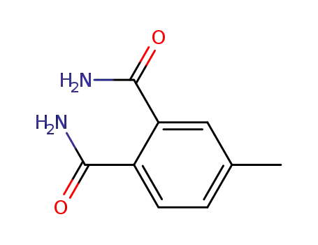 Molecular Structure of 63089-47-4 (1,2-Benzenedicarboxamide, 4-methyl-)