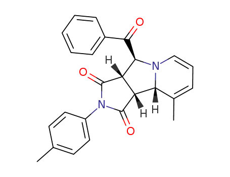 (3aS,4S,9aS,9bR)-4-Benzoyl-9-methyl-2-p-tolyl-3a,4,9a,9b-tetrahydro-pyrrolo[3,4-a]indolizine-1,3-dione