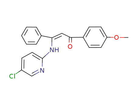 3-(5-Chloropyrid-2-ylamino)-1-(p-methoxyphenyl)-3-phenyl-1-propen-1-one