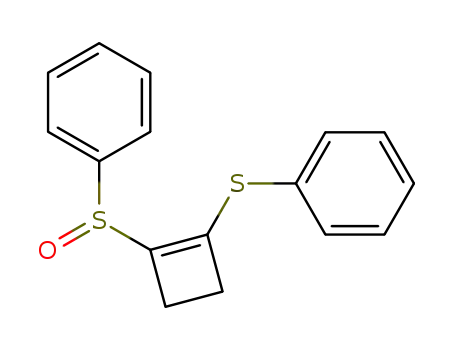 Benzene, [[2-(phenylsulfinyl)-1-cyclobuten-1-yl]thio]-