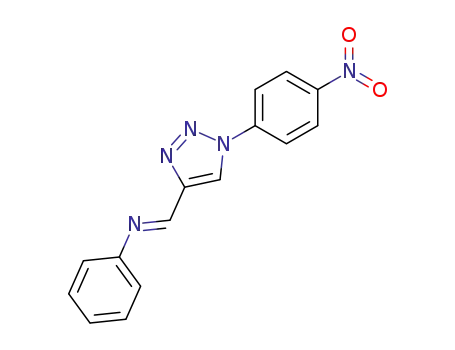 [1-[1-(4-Nitro-phenyl)-1H-[1,2,3]triazol-4-yl]-meth-(E)-ylidene]-phenyl-amine