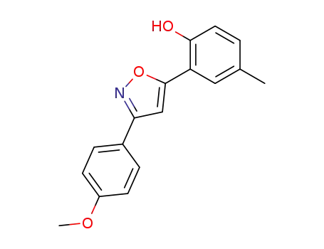 Phenol, 2-[3-(4-methoxyphenyl)-5-isoxazolyl]-4-methyl-